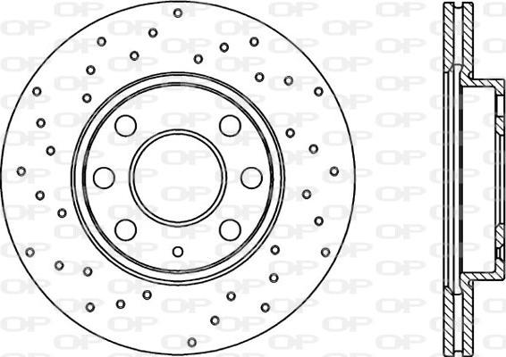 Open Parts BDRS1983.25 - Brake Disc autospares.lv