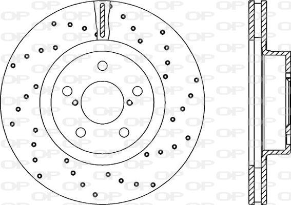 Open Parts BDRS1493.25 - Brake Disc autospares.lv