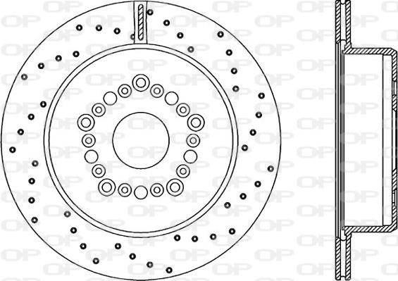 Open Parts BDRS1568.25 - Brake Disc autospares.lv