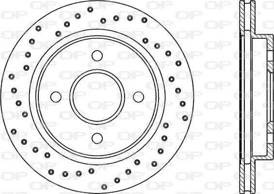 Open Parts BDRS1185.25 - Brake Disc autospares.lv