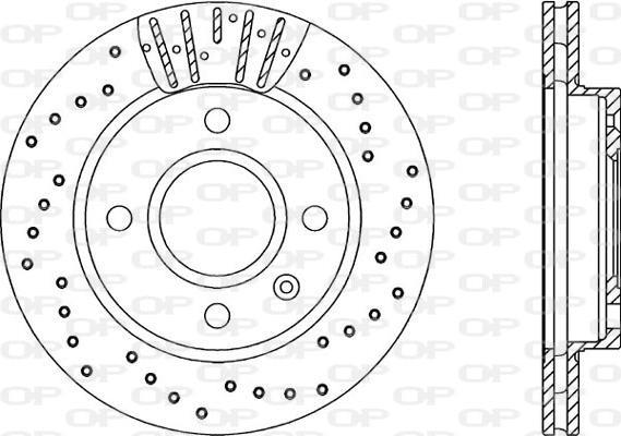 Open Parts BDRS1176.25 - Brake Disc autospares.lv