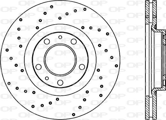 Open Parts BDRS1898.25 - Brake Disc autospares.lv