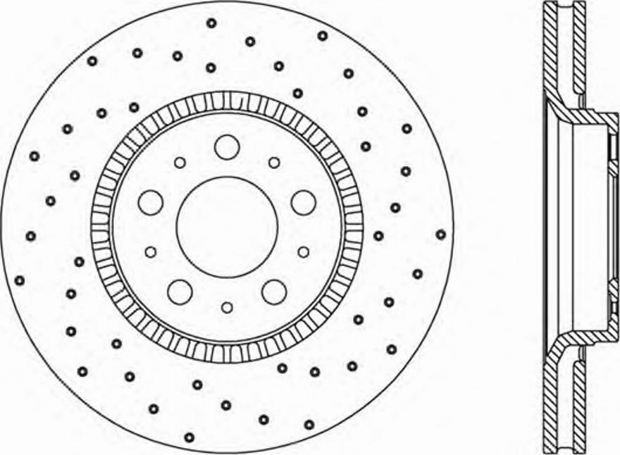 Open Parts BDRS1846.25 - Brake Disc autospares.lv