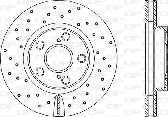 Open Parts BDRS1874.25 - Brake Disc autospares.lv