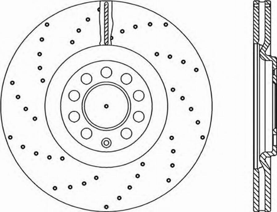 Open Parts BDRS1744.25 - Brake Disc autospares.lv