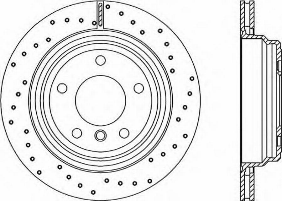 Open Parts BDRS1754.25 - Brake Disc autospares.lv