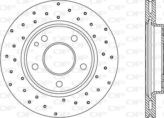 Open Parts BDRS1700.25 - Brake Disc autospares.lv