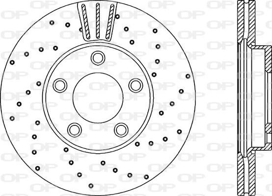 Open Parts BDRS2142.25 - Brake Disc autospares.lv