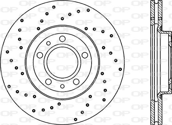 Open Parts BDRS2158.25 - Brake Disc autospares.lv