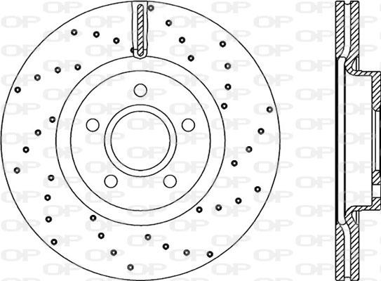 Open Parts BDRS2153.25 - Brake Disc autospares.lv