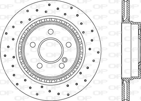 Open Parts BDRS2396.25 - Brake Disc autospares.lv