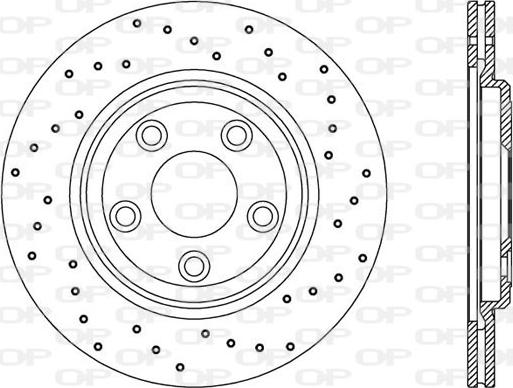 Open Parts BDRS2358.25 - Brake Disc autospares.lv