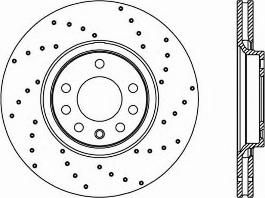 Open Parts BDRS2301.25 - Brake Disc autospares.lv