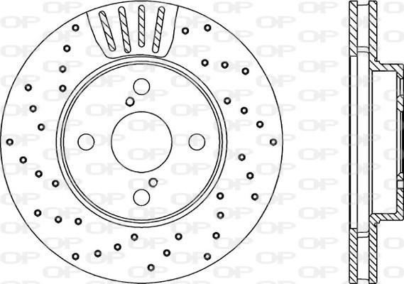 Open Parts BDRS2292.25 - Brake Disc autospares.lv