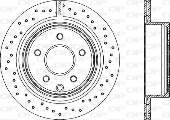 Open Parts BDRS2208.25 - Brake Disc autospares.lv