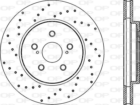 Open Parts BDRS2238.25 - Brake Disc autospares.lv