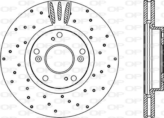 Open Parts BDRS2226.25 - Brake Disc autospares.lv