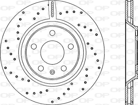 Open Parts BDRS2271.25 - Brake Disc autospares.lv