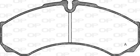 Open Parts BPA0651.10 - Brake Pad Set, disc brake autospares.lv