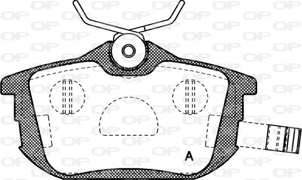 VAICO V37-0022 - Brake Pad Set, disc brake autospares.lv