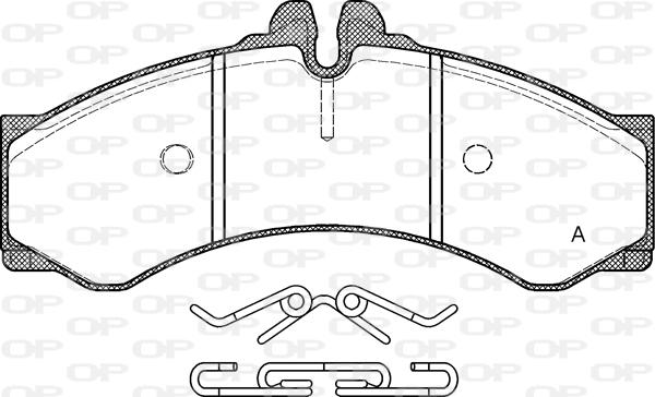 PURRO DFBZ1288 - Brake Pad Set, disc brake autospares.lv