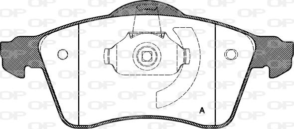 Open Parts BPA0618.00 - Brake Pad Set, disc brake autospares.lv