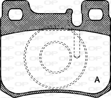 Open Parts BPA0157.20 - Brake Pad Set, disc brake autospares.lv