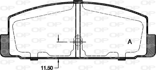 Open Parts BPA0179.30 - Brake Pad Set, disc brake autospares.lv