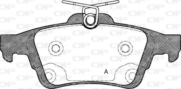 Aisin BPFO-2012 - Brake Pad Set, disc brake autospares.lv