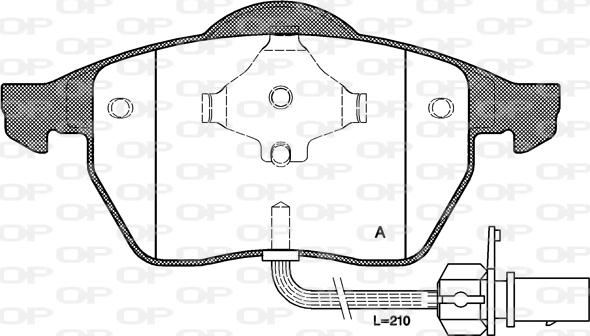 ATE 607143 - Brake Pad Set, disc brake autospares.lv