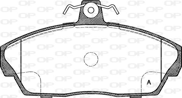 Open Parts BPA0337.10 - Brake Pad Set, disc brake autospares.lv