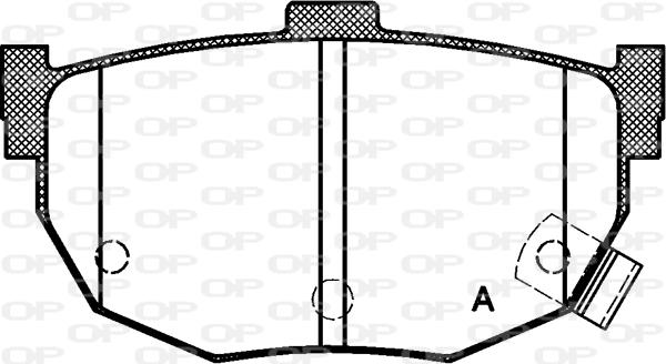 Febi Bilstein 222362 - Brake Pad Set, disc brake autospares.lv