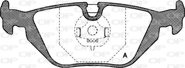 Open Parts BPA0265.30 - Brake Pad Set, disc brake autospares.lv