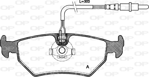Open Parts BPA0265.32 - Brake Pad Set, disc brake autospares.lv