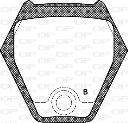 Open Parts BPA0752.02 - Brake Pad Set, disc brake autospares.lv