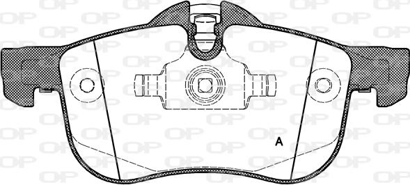 Open Parts BPA0719.00 - Brake Pad Set, disc brake autospares.lv