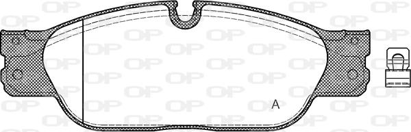 Open Parts BPA0731.20 - Brake Pad Set, disc brake autospares.lv