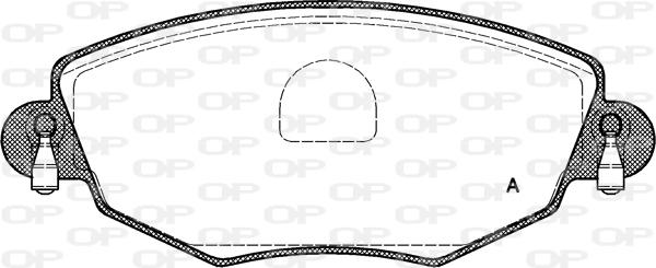 Open Parts BPA0776.00 - Brake Pad Set, disc brake autospares.lv