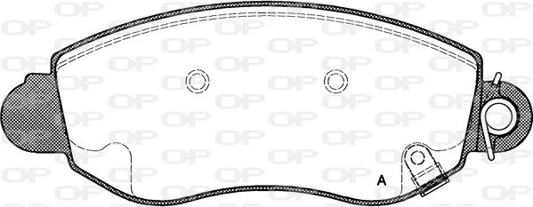 Open Parts BPA0772.02 - Brake Pad Set, disc brake autospares.lv