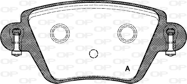 Open Parts BPA0777.10 - Brake Pad Set, disc brake autospares.lv