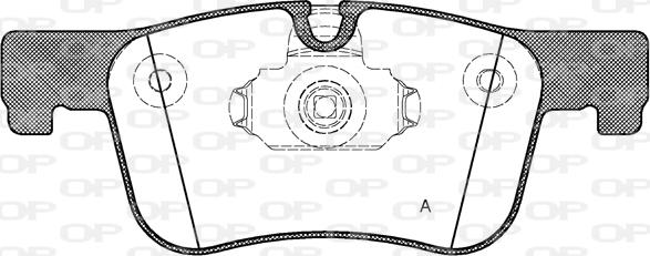 Open Parts BPA1478.00 - Brake Pad Set, disc brake autospares.lv