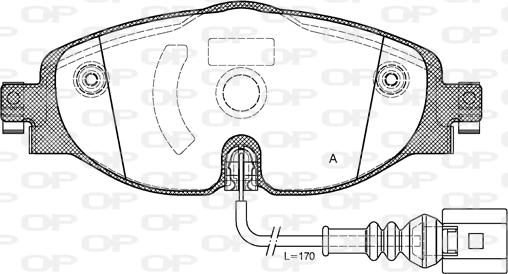 Ferodo FSL4433 - Brake Pad Set, disc brake autospares.lv