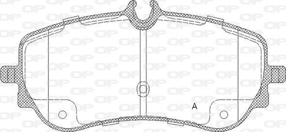 Open Parts BPA1848.00 - Brake Pad Set, disc brake autospares.lv