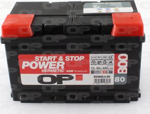 Open Parts BS080L4.00 - Starter Battery autospares.lv