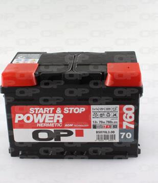 Open Parts BS070L3.00 - Starter Battery autospares.lv