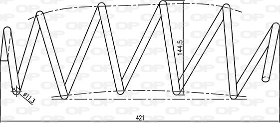 Open Parts CSR9064.00 - Coil Spring autospares.lv