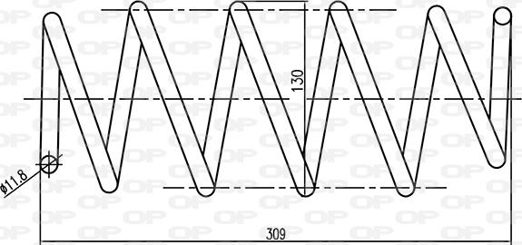 Open Parts CSR9065.02 - Coil Spring autospares.lv