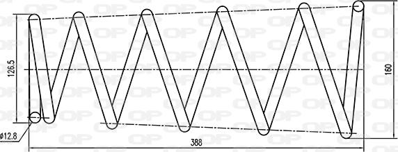 Open Parts CSR9004.00 - Coil Spring autospares.lv