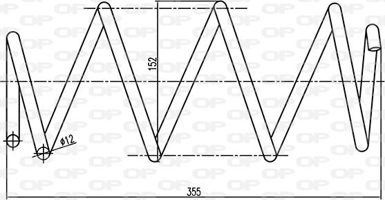 Open Parts CSR9028.00 - Coil Spring autospares.lv