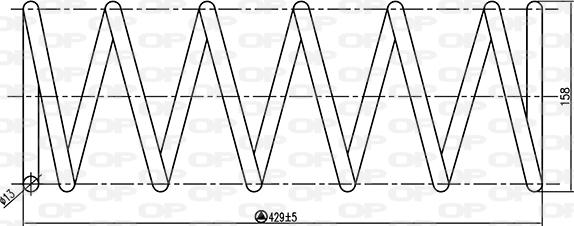 Open Parts CSR9132.00 - Coil Spring autospares.lv